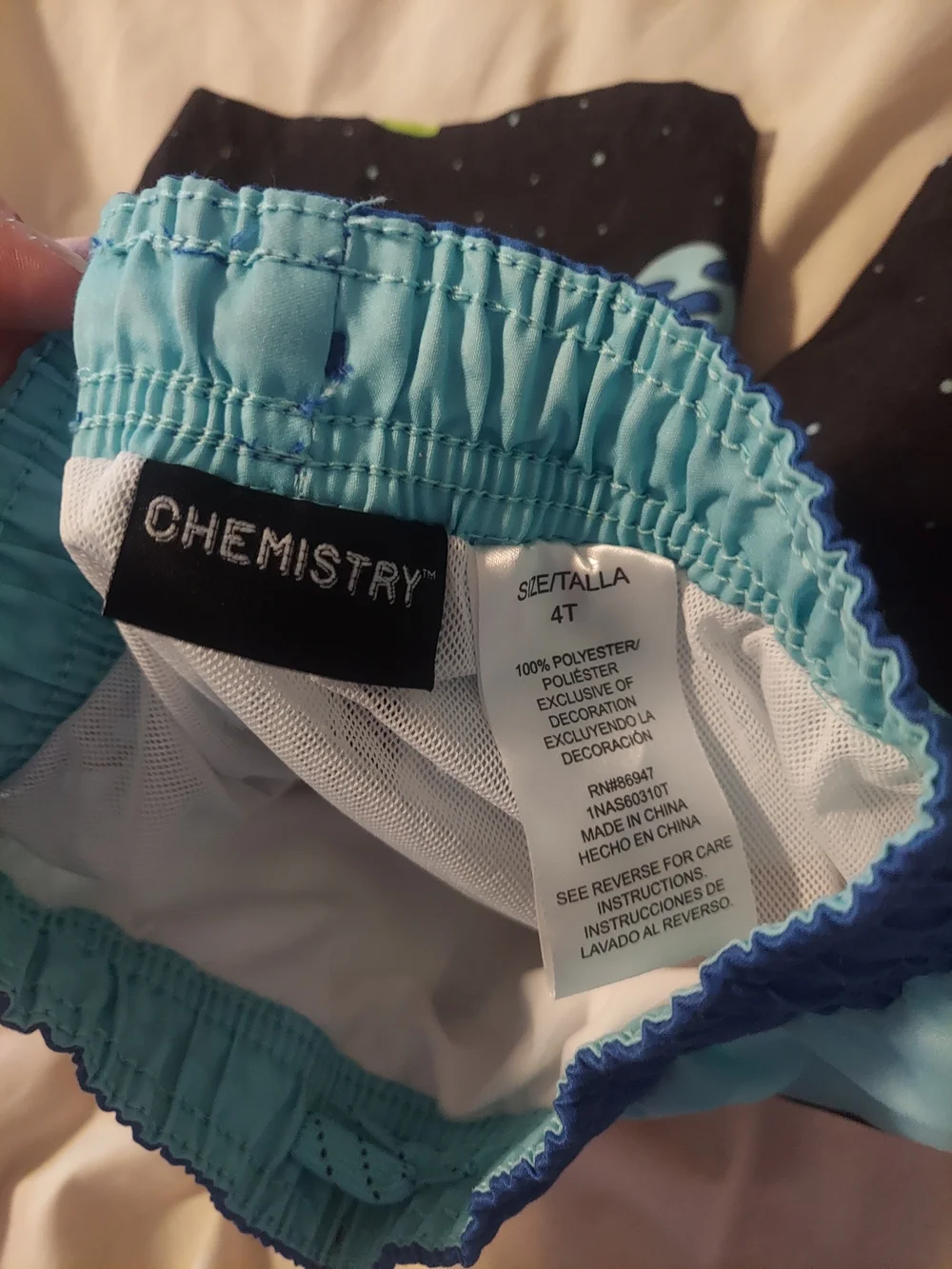 NASA Astronaut Space Swim Trunks Board Shorts Toddler Boys Size 4T